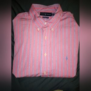 POLO ~ Ralph Lauren Classic Fit Mens XL Button Down Dress Shirt